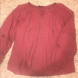 American Eagle peasant top